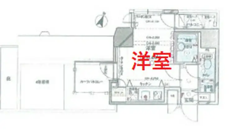 菱和パレス高輪タワー 5階階 間取り