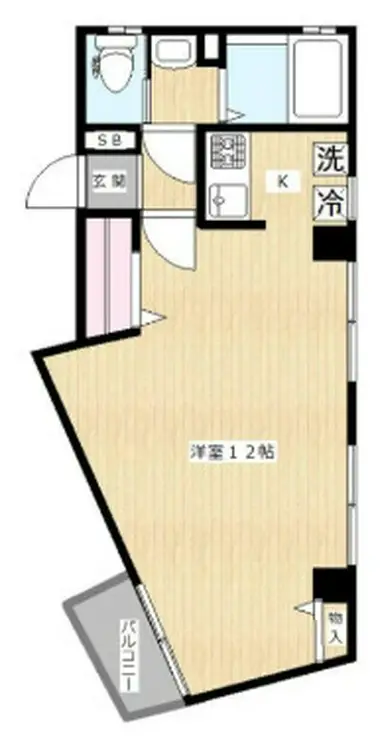 第3スカイプラザ久保中 4階階 間取り