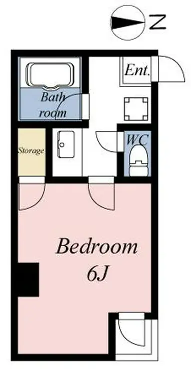 メゾンオパール 1階階 間取り