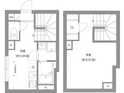 佐賀マンション(1DK/1階)の間取り写真