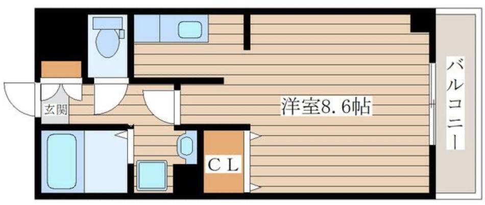 ノース CITY50(ワンルーム/1階)の間取り写真