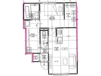 BIRDIE(1LDK/1階)の間取り写真