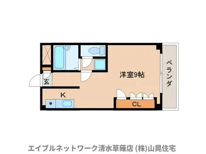 ブルーワンマンション(ワンルーム/5階)の間取り写真