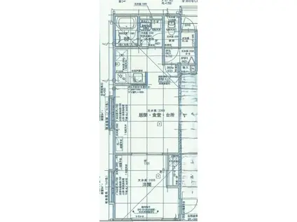 ヴェリーヌ(1K/1階)の間取り写真