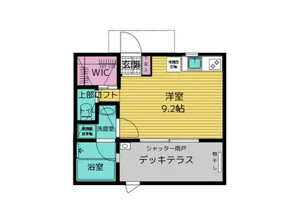 メゾンブランアネックス(ワンルーム/1階)の間取り写真