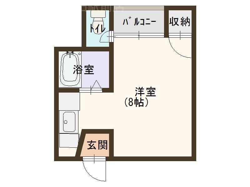 ラ ルミエール(ワンルーム/3階)の間取り写真