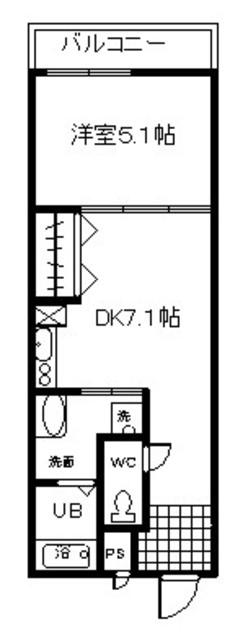 フジパレス堺なかもずI番館(1DK/1階)の間取り写真