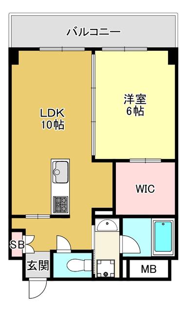 グレンフォレスト(1LDK/5階)の間取り写真