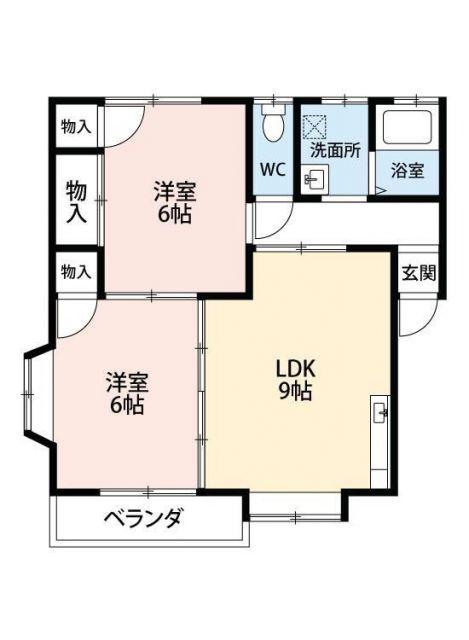 ＪＲ東海道本線 浜松駅 バス乗車時間：28分 最寄りバス停で下車 徒歩2分 2階建 築30年(2DK/1階)の間取り写真