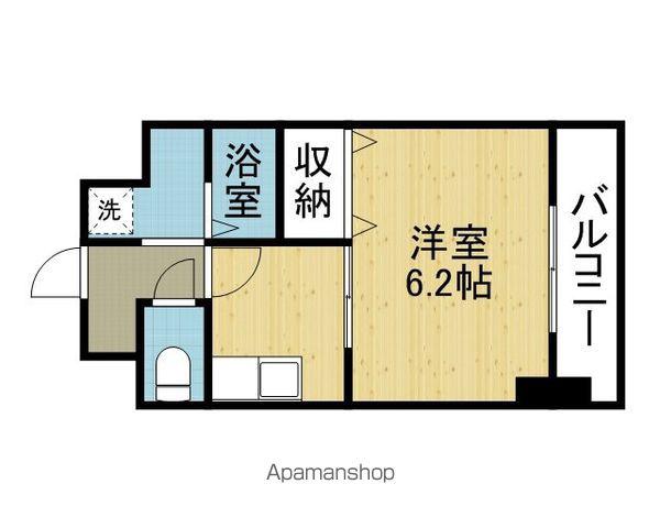 セゾン ラトゥール新今里(1K/7階)の間取り写真