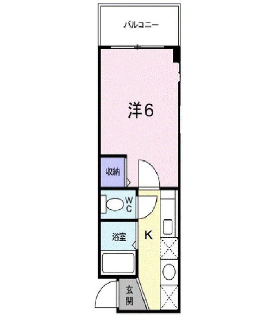 シティコート丸太町(1K/5階)の間取り写真