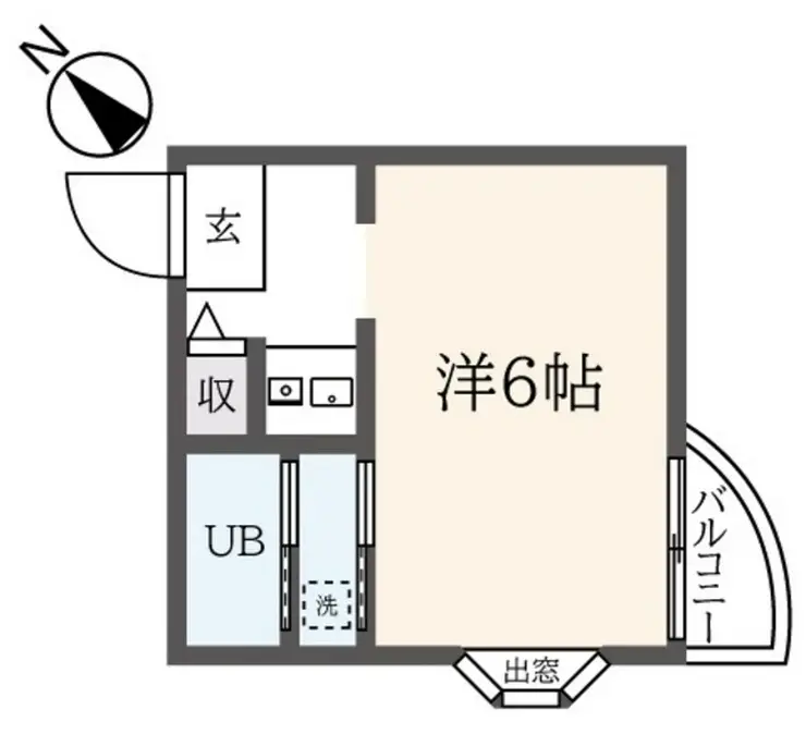 グラン向ヶ丘遊園 2階階 間取り