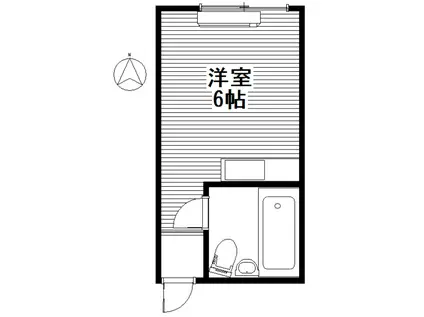 メゾンホワイト南(ワンルーム/3階)の間取り写真