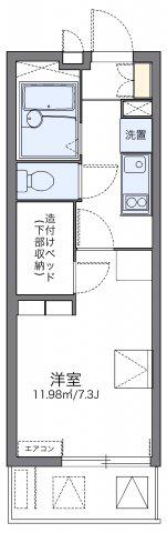 レオパレスITO(1K/2階)の間取り写真