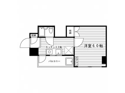 シェモア一番館(1K/3階)の間取り写真