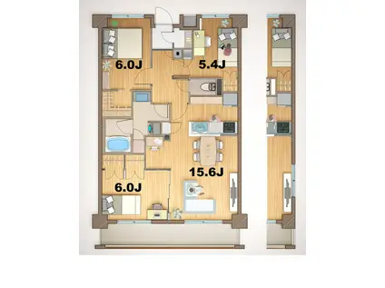 ステラメゾン田端(3LDK/3階)の間取り写真