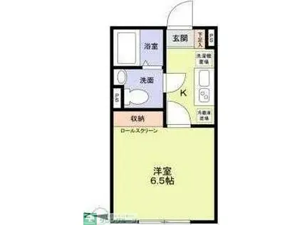 OGIKUBO ONE(1K/2階)の間取り写真