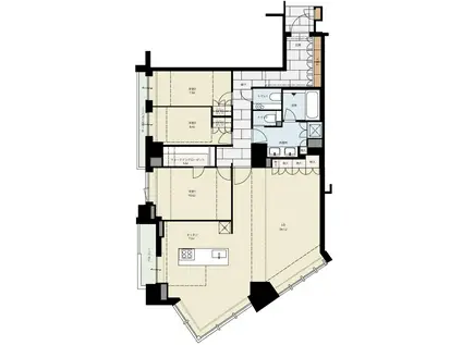 グランドメゾン代官山 THE PARK(3LDK/3階)の間取り写真