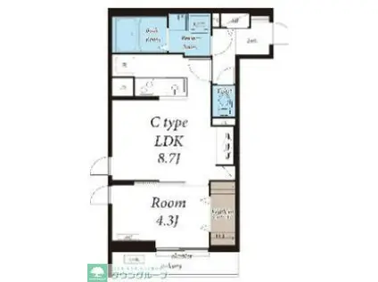 リブリ・保谷II(1LDK/2階)の間取り写真