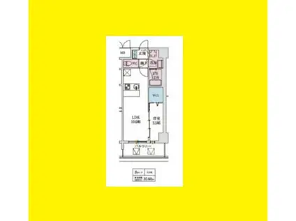 スプランディッドIX(1LDK/4階)の間取り写真