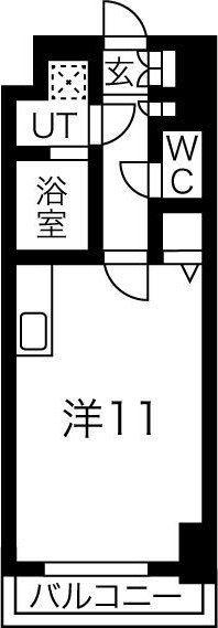サンヴァーリオ仙台駅東(ワンルーム/10階)の間取り写真