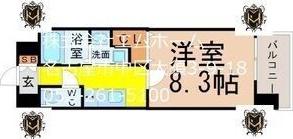 NORITAKE RISE(1K/6階)の間取り写真