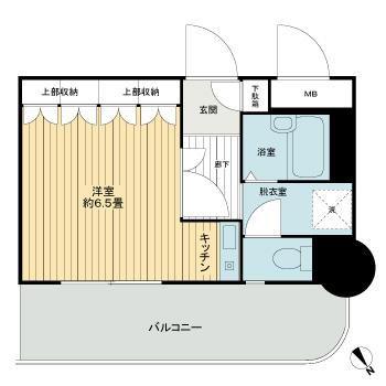 ライオンズマンション東町(ワンルーム/3階)の間取り写真