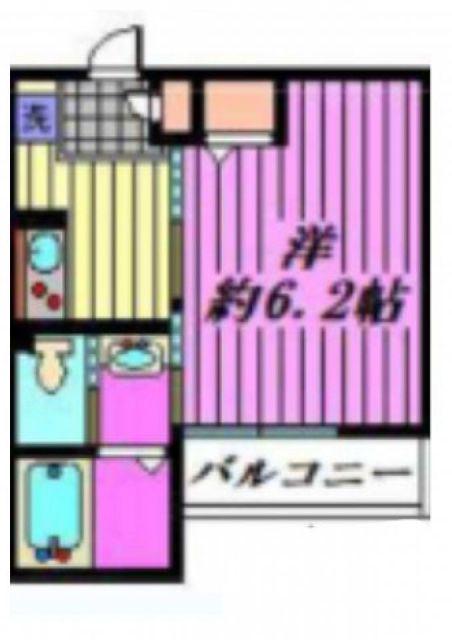 GRAN STELLA東川口(1K/3階)の間取り写真