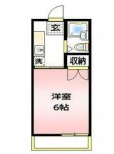メゾンT&K(1K/2階)の間取り写真