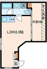 HJ PLACE ICHIGAYA(1LDK/3階)の間取り写真