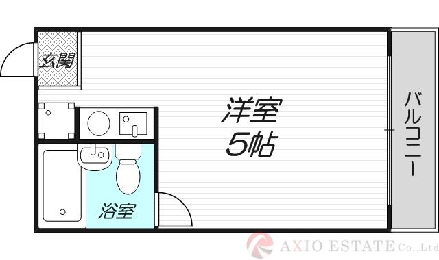新大阪ロイヤルハイツ(ワンルーム/3階)の間取り写真