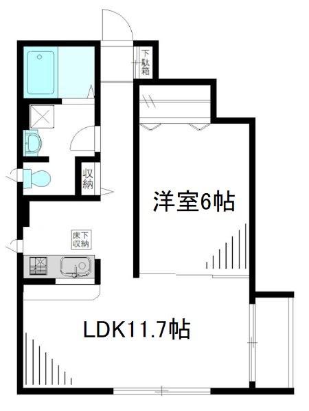 TAMAISON 14(1LDK/3階)の間取り写真
