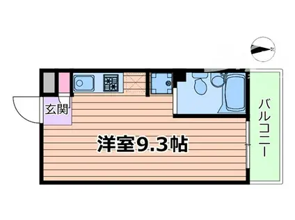 是空JYUSO(ワンルーム/4階)の間取り写真