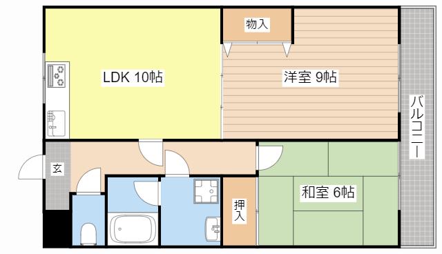 NASU27(2LDK/2階)の間取り写真