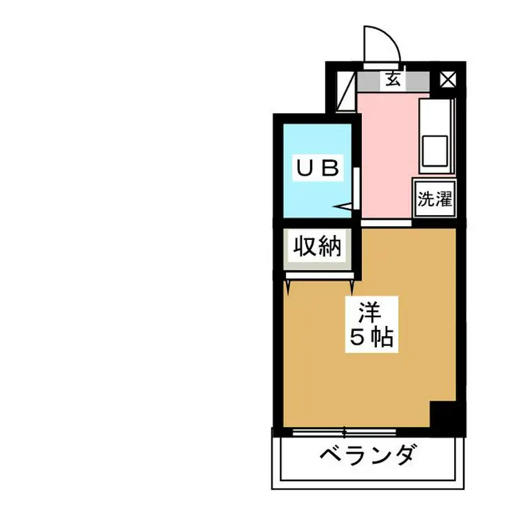 ルミエール白山 5階階 間取り