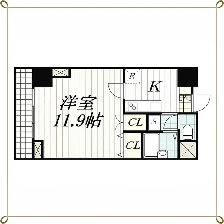 ステーションサイドなかむら 9階階 間取り