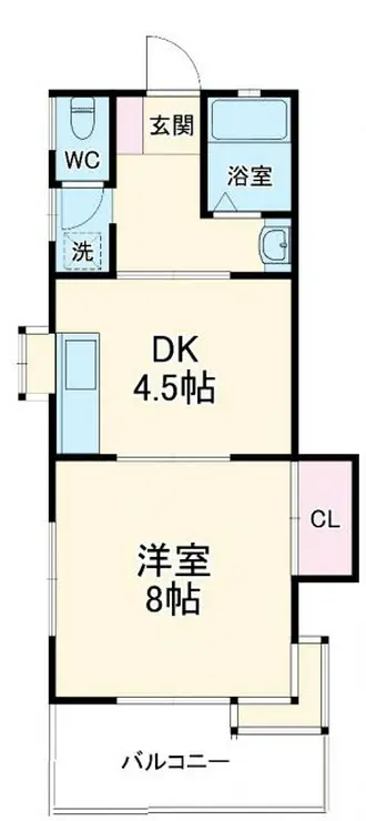ドムス塩焼 1階階 間取り