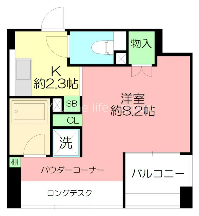 グランドコンシェルジュ藤沢 9階階 間取り