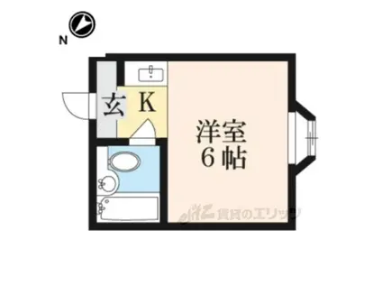 スタンドアップ本町(ワンルーム/4階)の間取り写真