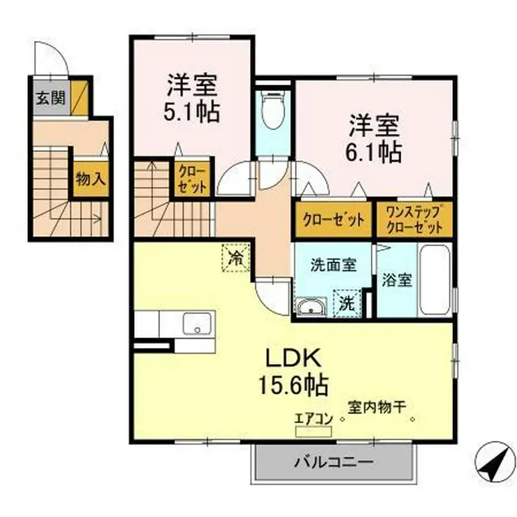 シティアレイ 2階階 間取り