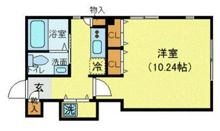 モデュロール赤坂 4階階 間取り