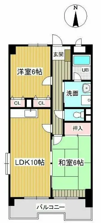 エステート小手指 4階階 間取り
