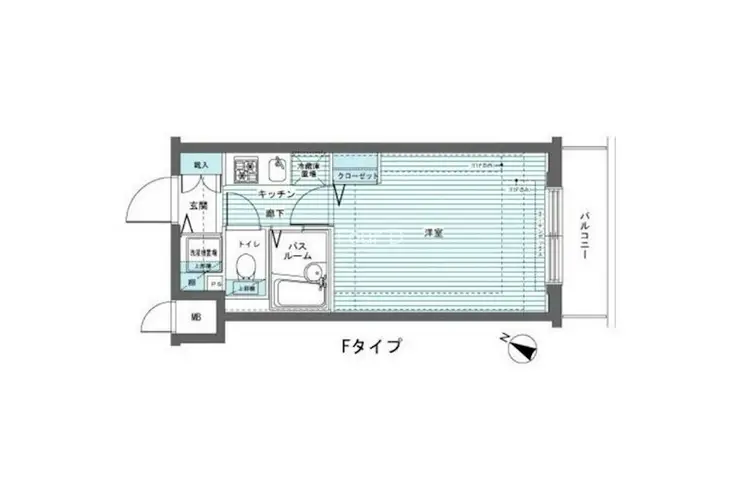 トーシンフェニックス芝浦ベイフォート 8階階 間取り