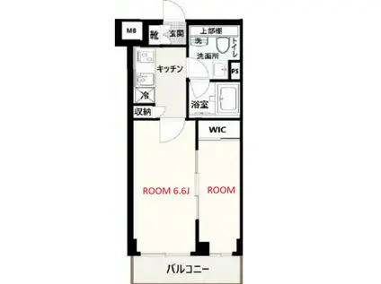 ベルシード野毛山公園(1DK/3階)の間取り写真