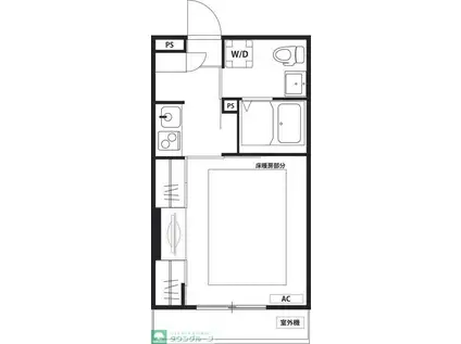 リブリ・エスポワール(1K/1階)の間取り写真