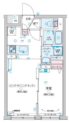 CROSTONE成増(1LDK/3階)の間取り写真