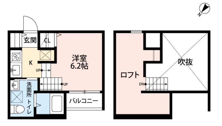 CROSS AVENUE春日 クロスアベニュー(1K/1階)の間取り写真