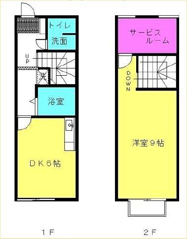 アークITO(1DK/1階)の間取り写真