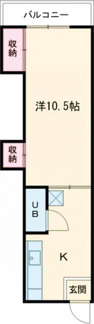 グランコート姫子 C棟(1K/3階)の間取り写真
