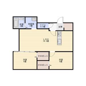 I-TOWN 和(2LDK/1階)の間取り写真